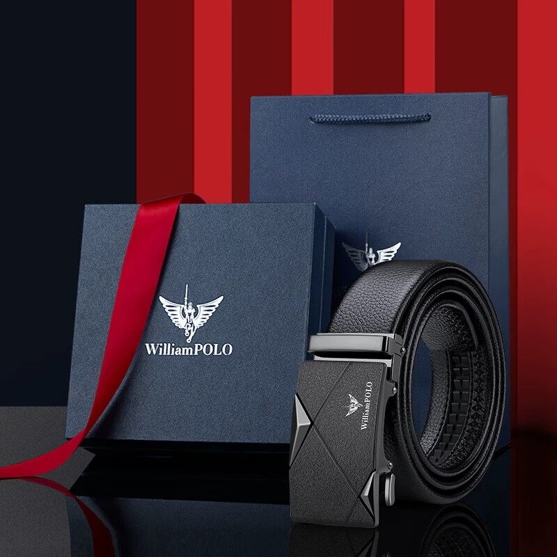 英皇保罗2026新款男士真皮正品高档腰带自动扣生日礼物送老公裤带