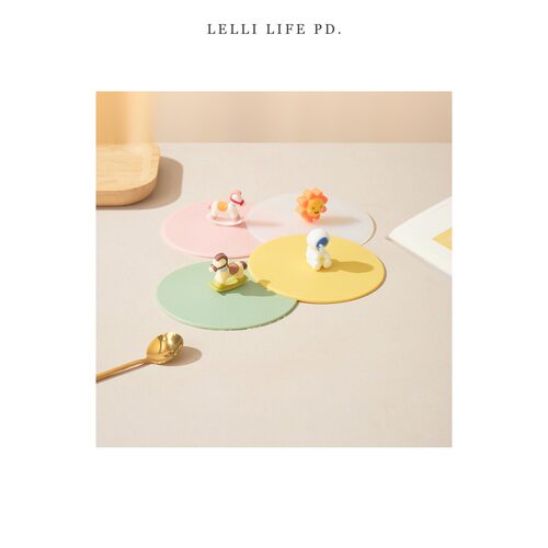 LELLI LIFE PD食品级硅胶杯盖通用防尘马克杯玻璃杯