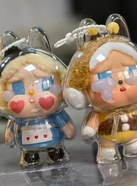 泡泡玛特CRYBABY眼泪工厂系列哭娃保护壳拉布布搪胶保护套