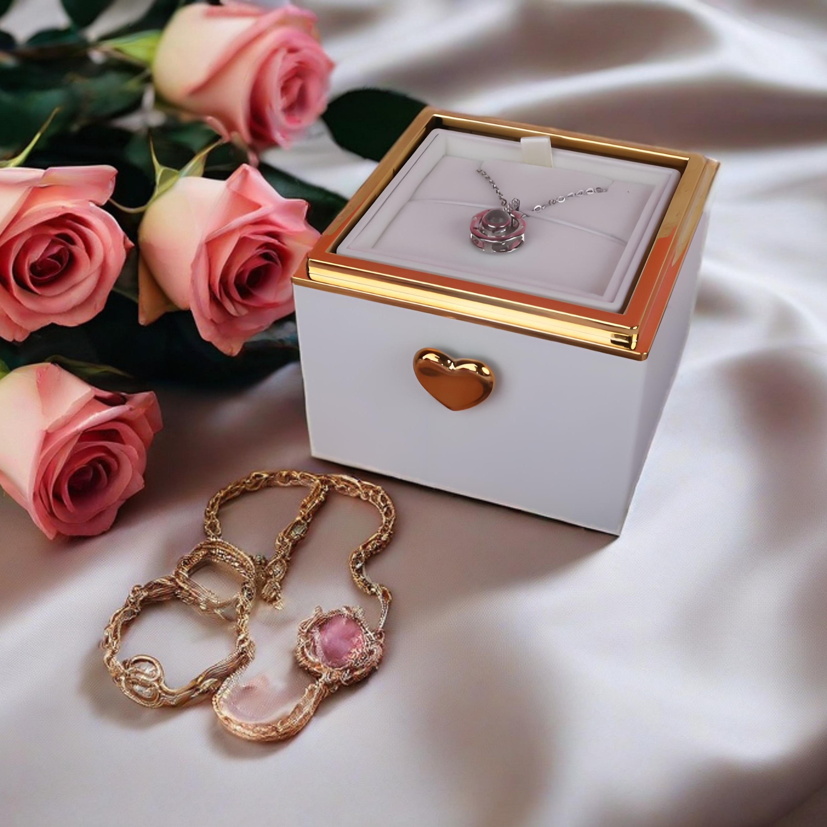 送女朋友礼物礼盒节日礼盒表白创意惊喜首饰盒项链戒指盒diy