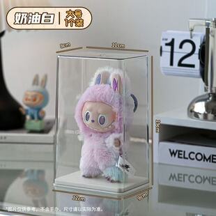 大号手办展示盒亚克力高透防水防尘独立展示柜单个可叠加式收纳盒