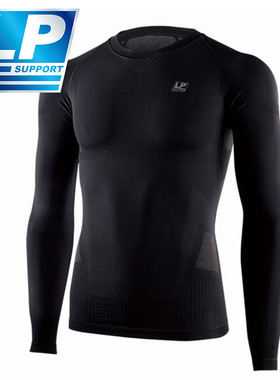LP男士激能压缩衣圆领长袖T恤健身房跑步骑行运动长袖紧身衣230Z
