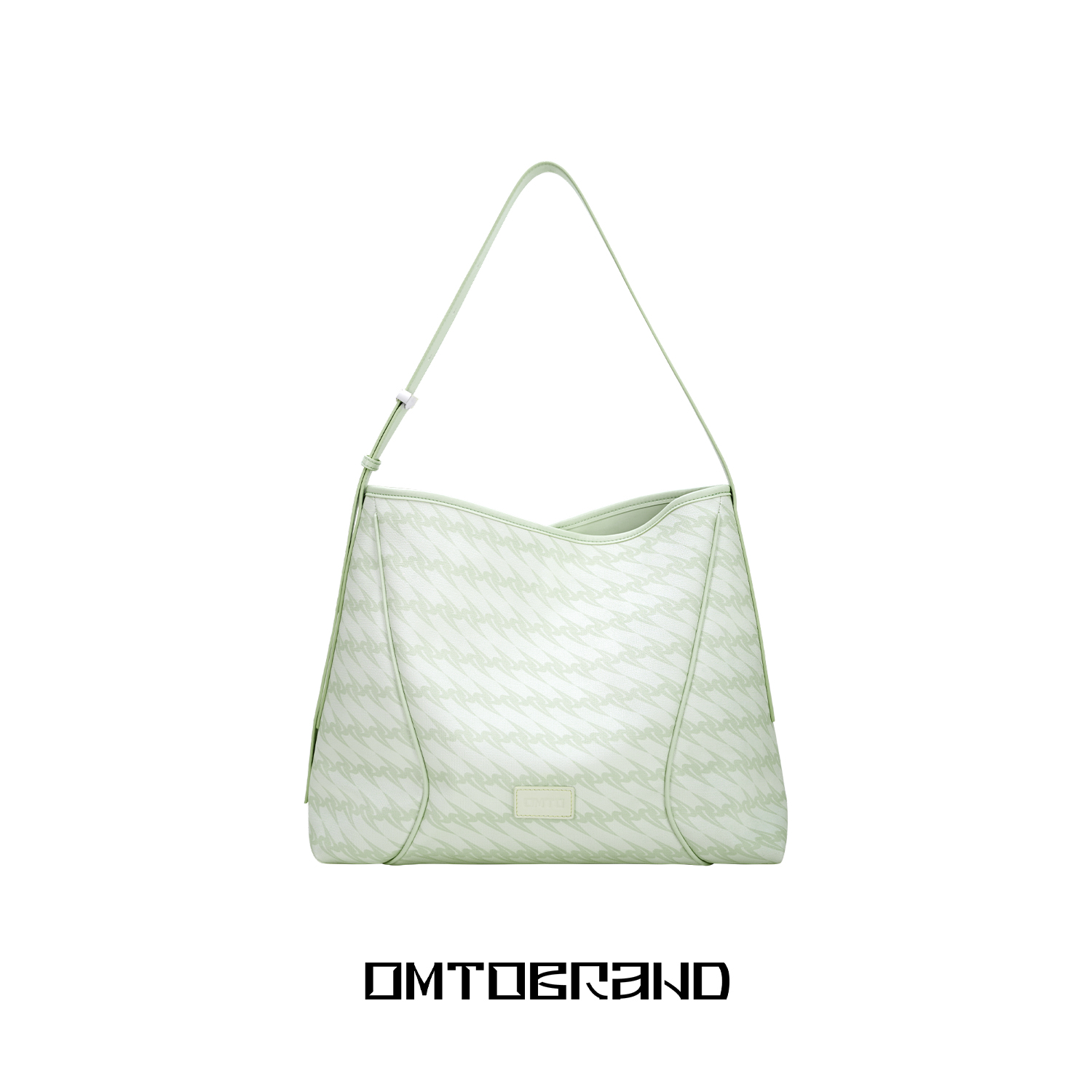 omto鼠尾草绿软hobo包大容量通勤