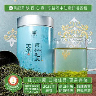 茶叶 东裕茗茶明前高山特级浓香高香毛尖绿茶60g罐装 25年新茶