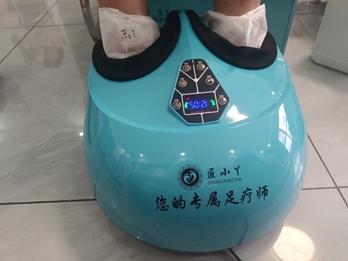 匠小丫无水足疗机 全自动揉捏足底 加热全包裹气囊（含50套足膜）