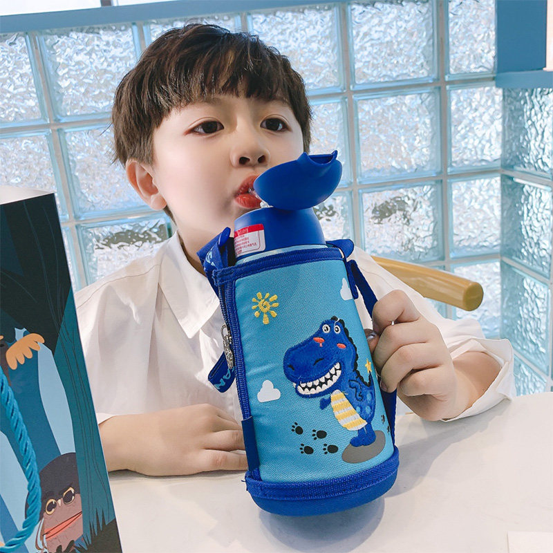 幼儿园卡通儿童水杯男女婴儿宝宝C保温杯小学生杯子带吸管两用水