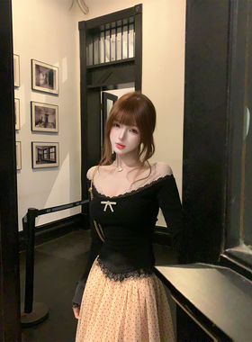 【瑞茜】星河璀璨 秋冬纯欲千金风法式显瘦长裙R8389-1Y