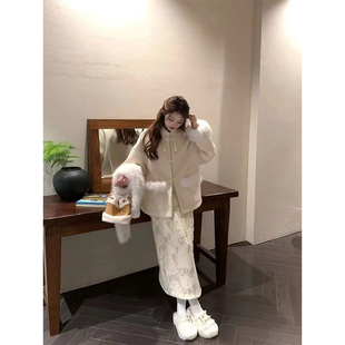 冬季 东方水墨 新中式 宽松设计感加厚秋冬外套 R6135 瑞茜