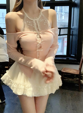 【瑞茜】恋爱来信 秋季甜美纯欲风显瘦上衣短裙 R5759-1X