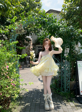 【瑞茜】夏季甜美公主风露思穿搭连衣裙 R2295L