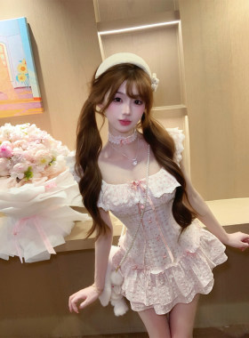 【瑞茜】QQ美莓 春夏甜美风中式服装连衣裙 R66618H