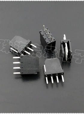 进口法国 76384-404LF FCI 接线端子插座 4pin 2.54mm