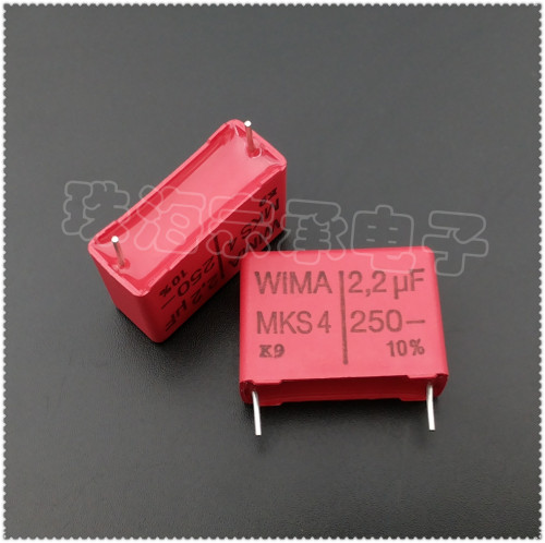 进口德国 2.2uF 250V WIMA威马 MKS4 2u2 薄膜电容 p22.5