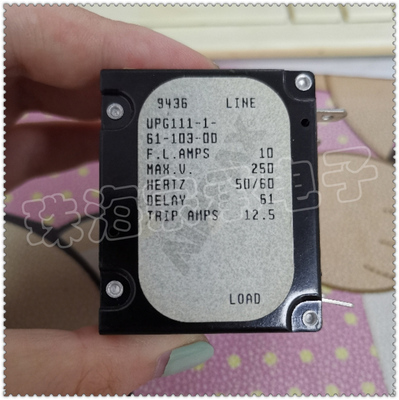 进口墨西哥 UPG111-1-61-103-00 AIRPAX埃伯斯 断路器