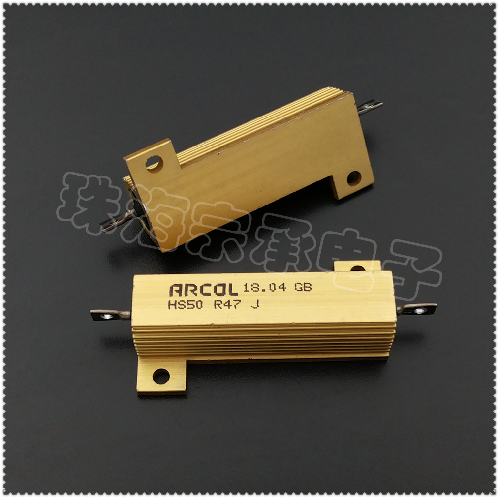 进口英国50Warcol铝壳线绕电阻