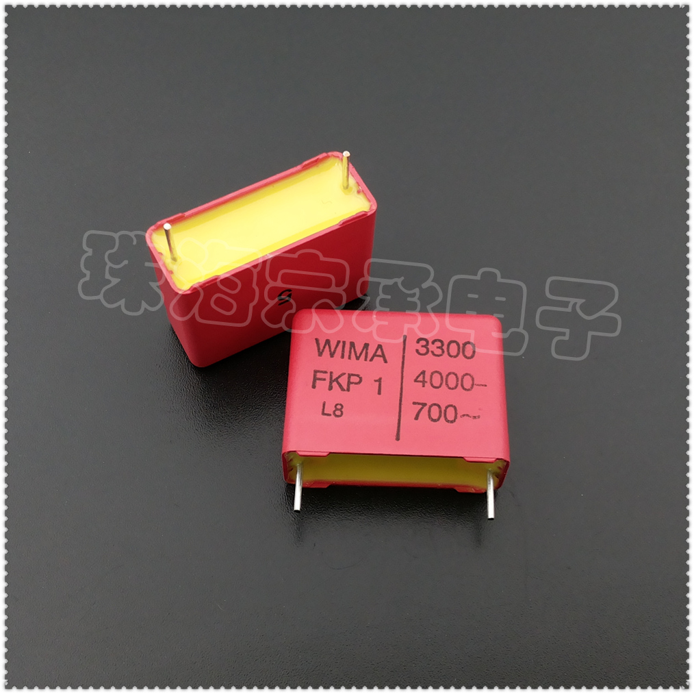 进口德国 3300pF 4000V WIMA威马 FKP1 0.0033uF 薄膜电容 p22.5