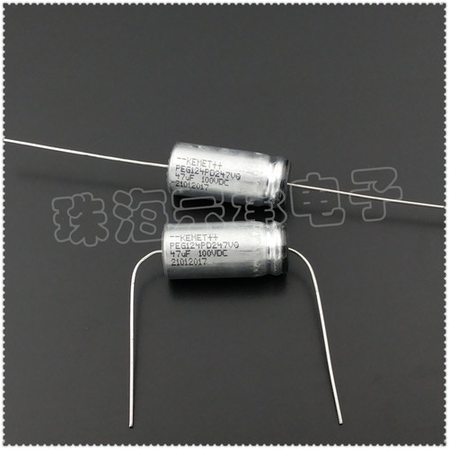 进口瑞典 47uF 100V KEMET/RIFA PEG124PD247VQ 轴向电解电容器