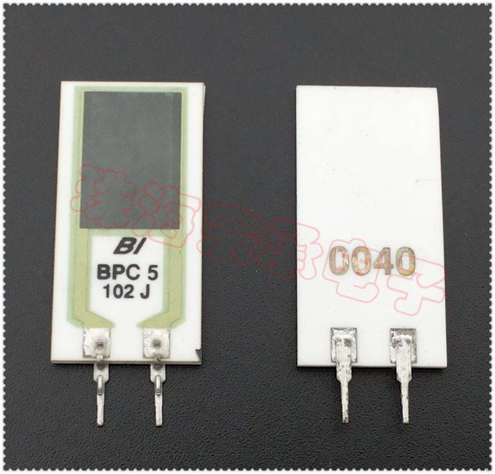进口英国 1K 5W BI BPC5 立式无感晶片电阻 102J