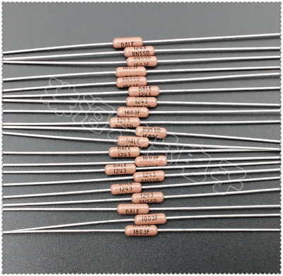 进口美国 DALE 180K RN55 1/4W 0.25W VISHAY 1% 铜脚 金属膜电阻