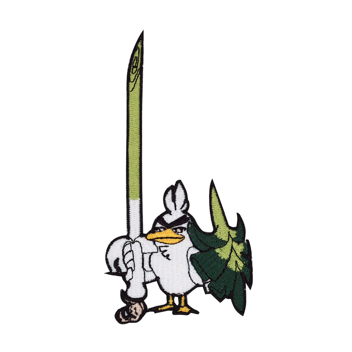 宝可梦 葱游兵卡通衣服装饰刺绣修复补丁布贴背胶徽章士气魔术贴