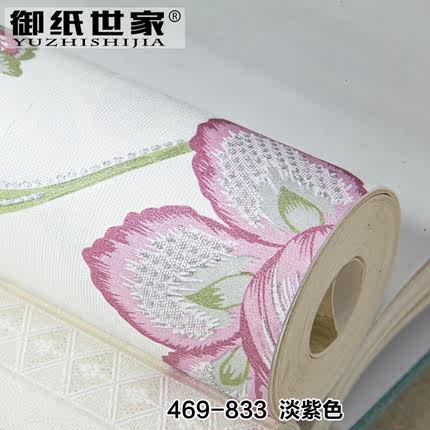田园欧式大花壁纸 洒金无纺布  温馨浪漫卧室客厅 电视背景墙墙纸