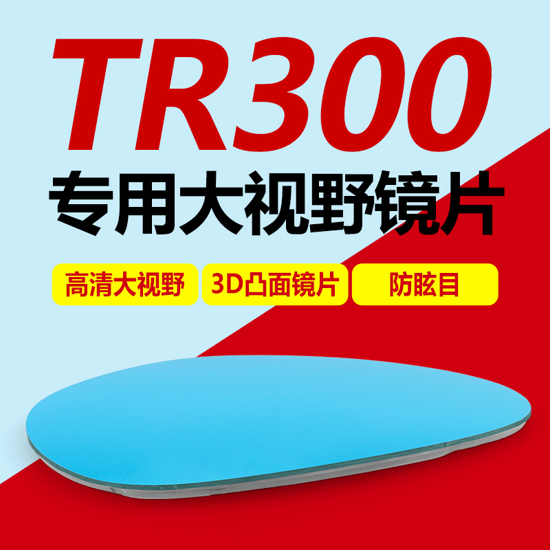 豪爵TR300后视镜改装大视野镜片
