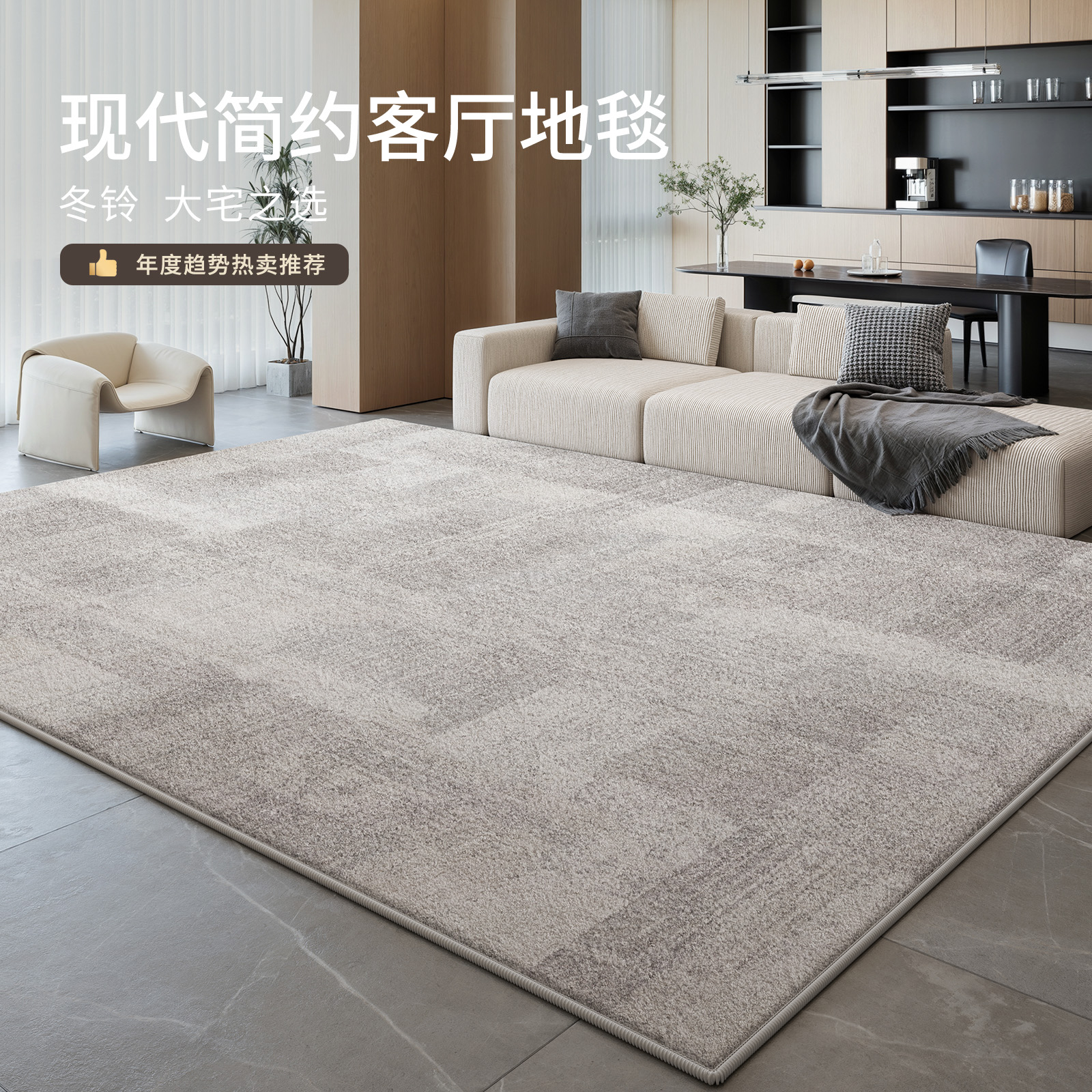 地毯客厅简约现代卧室免洗地垫