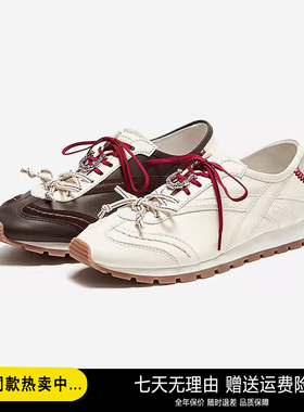 2026新款幸运马蹄德训鞋百搭平底休闲运动鞋女鞋子EZA09AM6