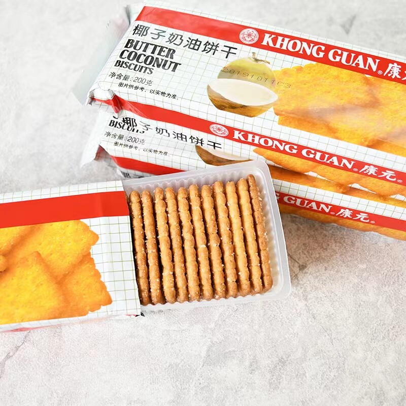 康元椰子奶油饼干经典款200g