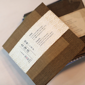 手绢手帕方巾透气吸汗简约柔软擦手巾薄款 日式 棉麻男士 复古风礼物