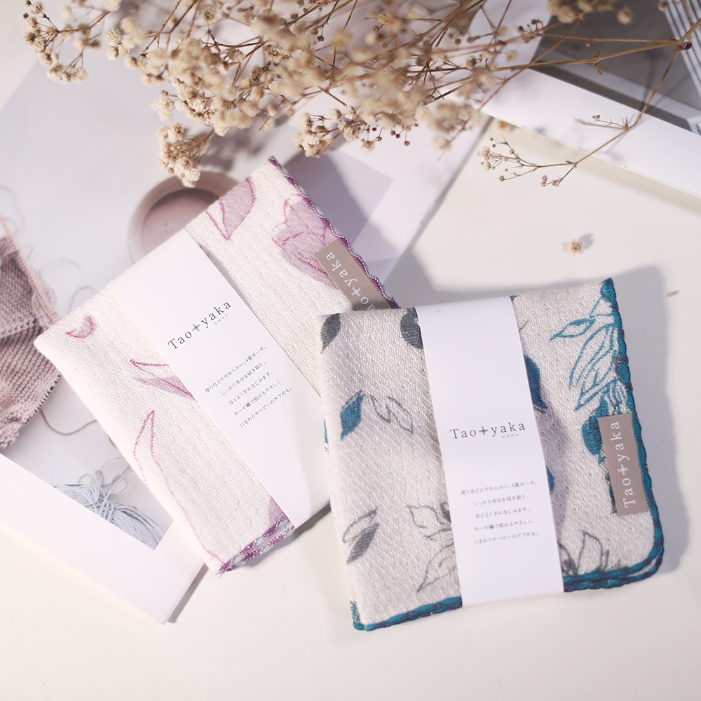 日本制女士小手帕手绢纯棉棉纱吸汗随身携带复古宝宝口水巾可绣字