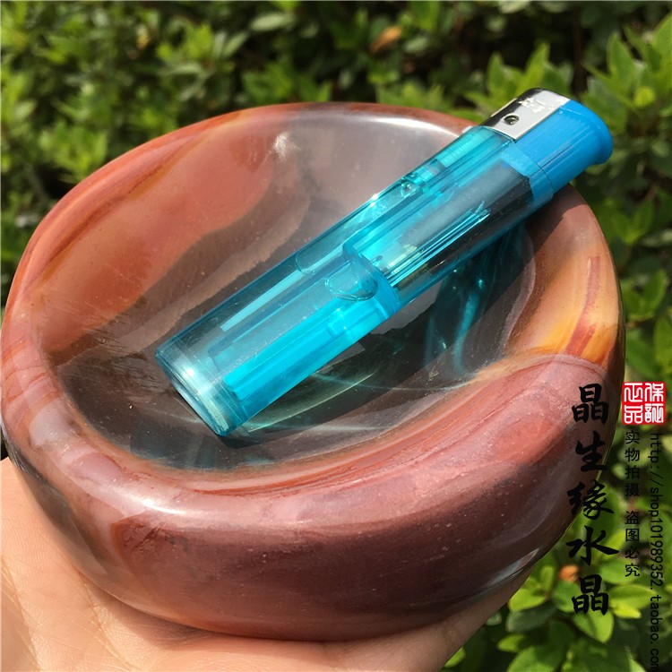 天然海洋石玛瑙摆件烟灰缸砚台盆家居摆件大气上档次实物图