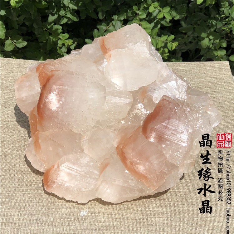 天然红方解石水晶 矿物晶体标本天然原石奇石宝石教学收藏