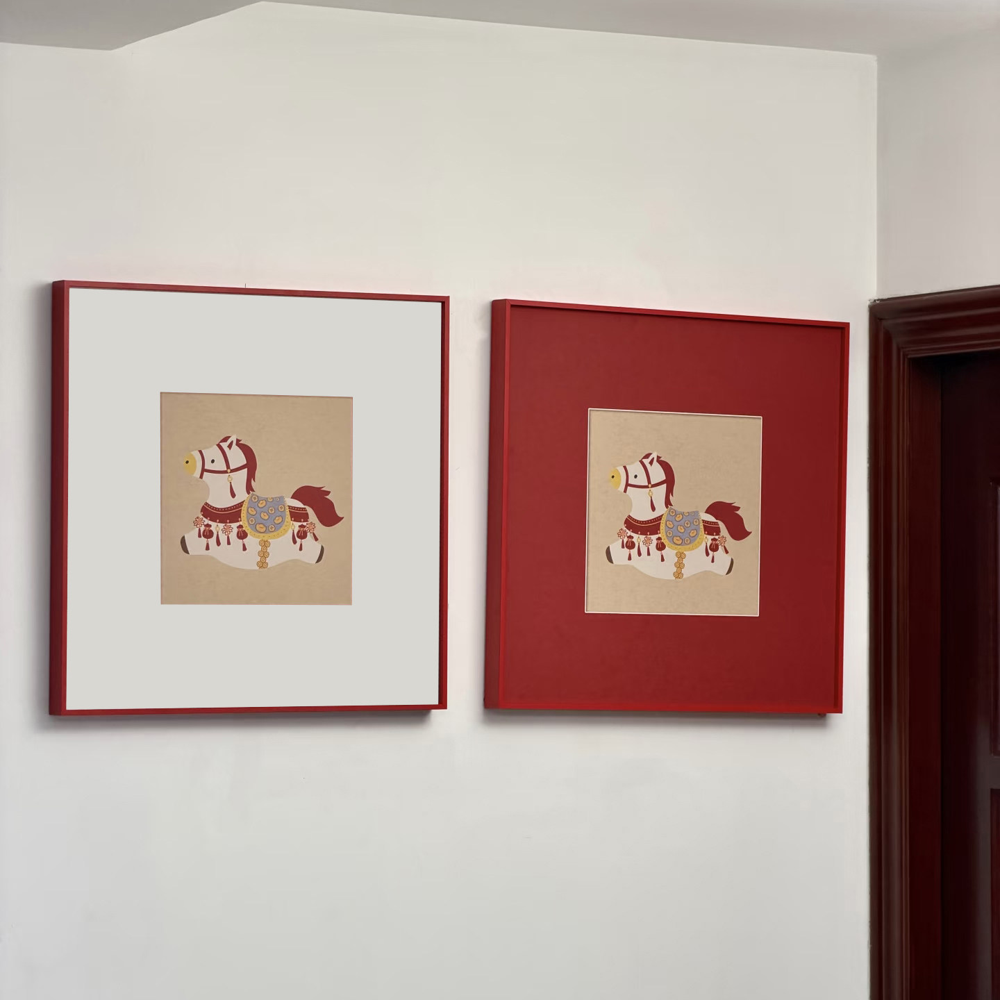 马上有钱新年氛围感装饰画高级感茶台书房民宿壁画好寓意喜庆挂画,家居饰品,现代装饰画,淘宝优惠券,粉丝福利购,淘宝优惠卷