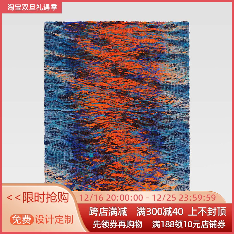 小众治愈系室内装饰画抽象高级感创意无框画酒店侘寂风艺术感壁画图片