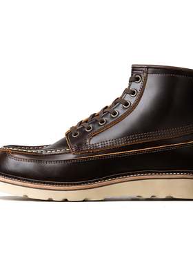 Rural MocToe Boot -luosjiet®boots-Brown TeaCore OTA Cowhide