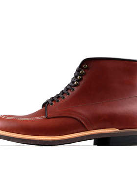 Indiana Jones MocToe Boot - luosjiet®boots - BrickRed