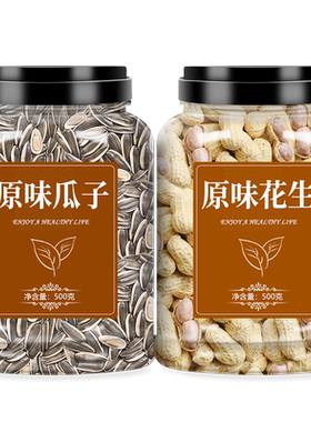 现炒瓜子花生炒货下酒菜500g
