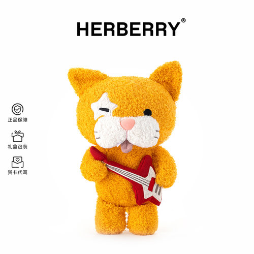 HERBERRY猫咪乐团毛绒玩具