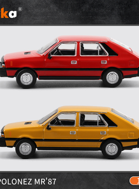 珀卡1:64仿真合金FSO波罗乃兹波兰苏联菲亚特东欧情怀老汽车模型