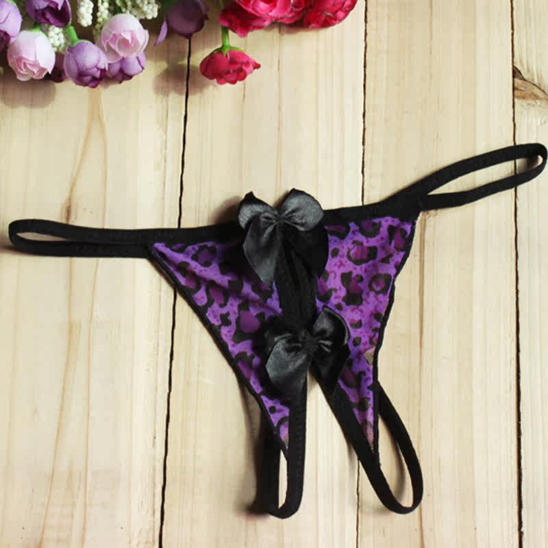 清仓性感内裤 柔软锦纶网纱内裤 开档丁字裤 紫色豹纹,女士内衣/男士内衣/家居服,女丁字裤,淘宝优惠券,粉丝福利购,淘宝优惠卷