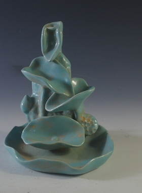 北宋汝窑天青釉流香炉古董古玩