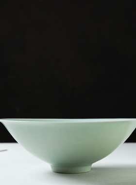 北宋风格青釉面碗收藏品古董古玩