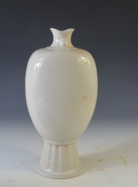 仿古瓷器 复古两宋风格 定窑白釉鱼瓶 花瓶 古董古玩老货旧货摆件