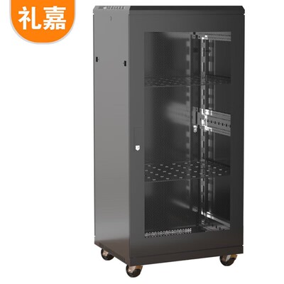礼嘉 经济款 1.6米32U网络机柜19英寸1600*600*800 黑 LJ-G86232