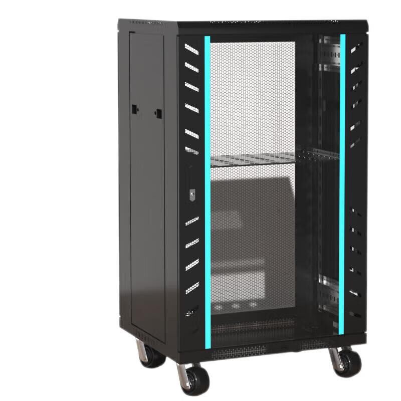 礼嘉 豪华款 1.2米22U网络机柜19英寸1200*600*1000 黑 LJ-H86332