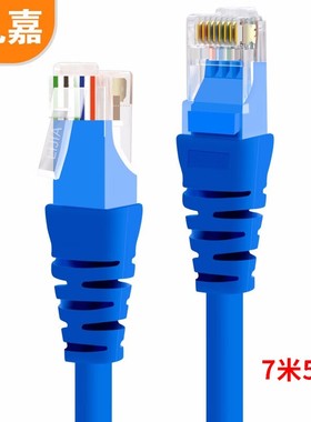 网线 礼嘉/LIJIA LJ-5T67 7 蓝色 非屏蔽