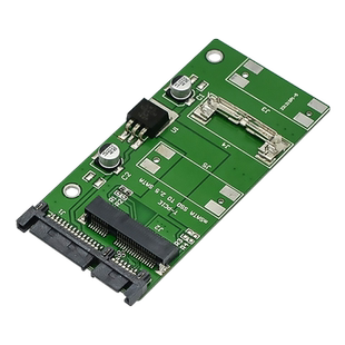 mSATA转SATA固态硬盘转接卡 minipci-e接口MSATA硬盘鱼机读卡器