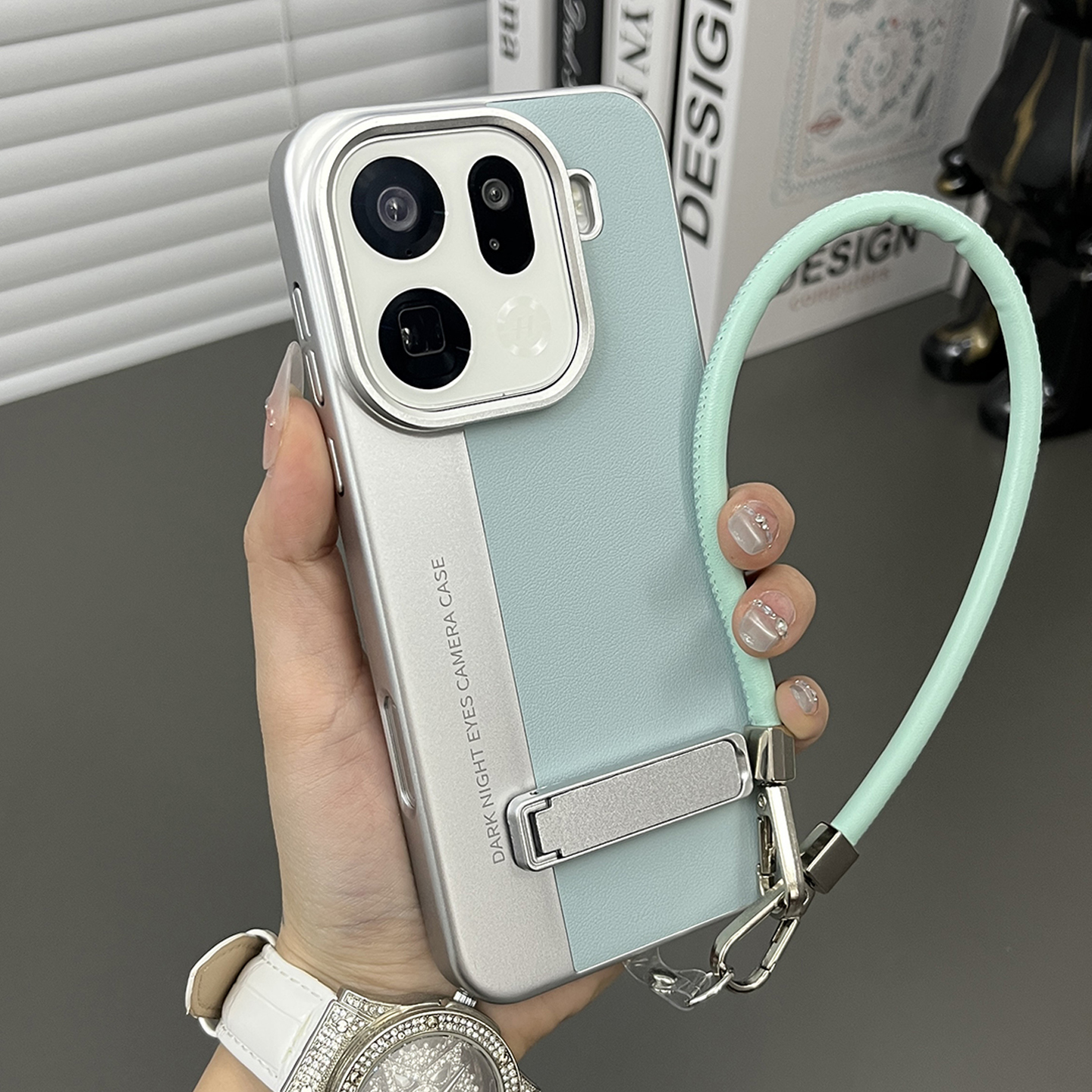 适用oppofindx9pro手提绳手机壳