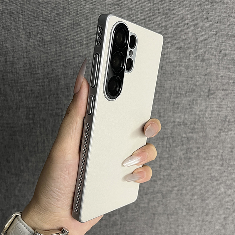 适用三星s25ultra素皮纹手机壳